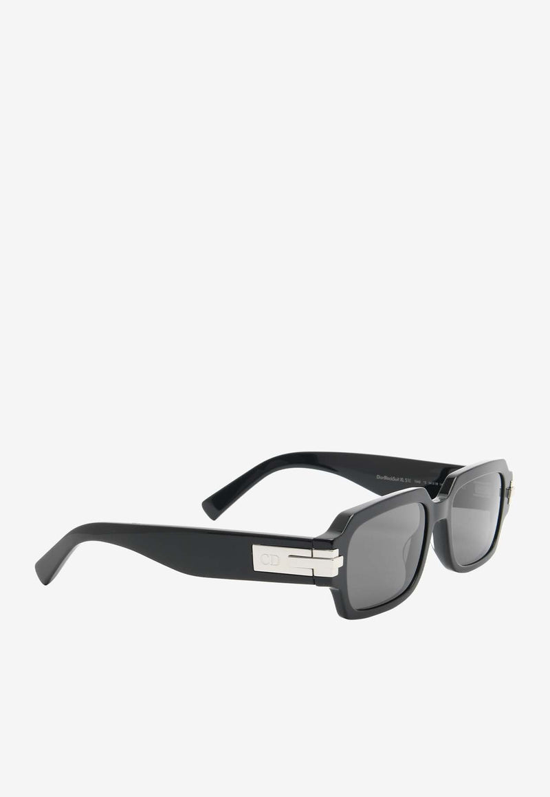 Dior Homme DiorBlackSuit Rectangular Sunglasses Gray DM40064I@5401A#BLACK