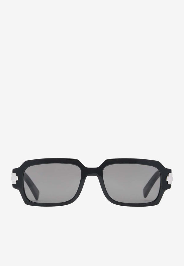 Dior Homme DiorBlackSuit Rectangular Sunglasses Gray DM40064I@5401A#BLACK