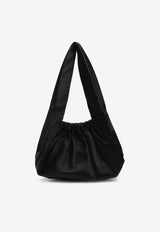 Patou Large Le Biscuit Shoulder Bag Black AC055-0ESSENTIELBLACK