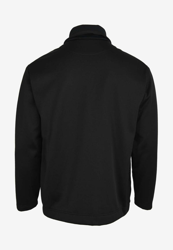 Lanvin Half-Zip Logo Sweatshirt Black RM-HO0013-5583-P23BLACK