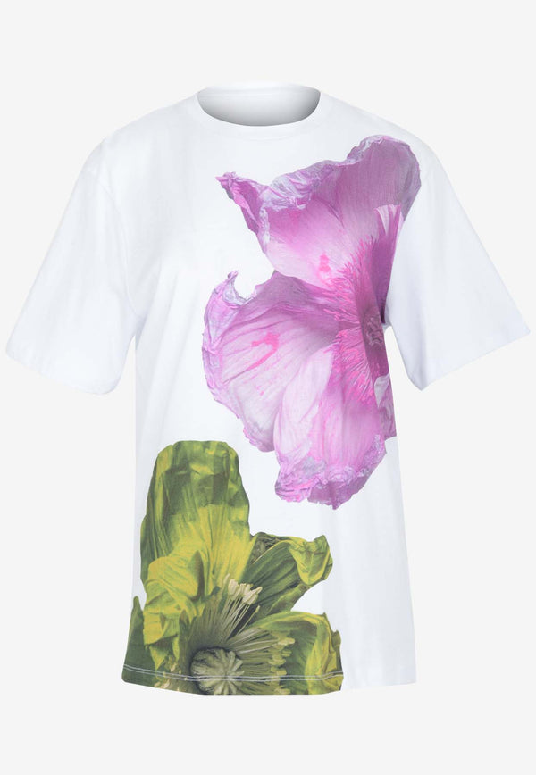 Stine Goya Margila Floral Print T-shirt White SG5970MULTICOLOUR