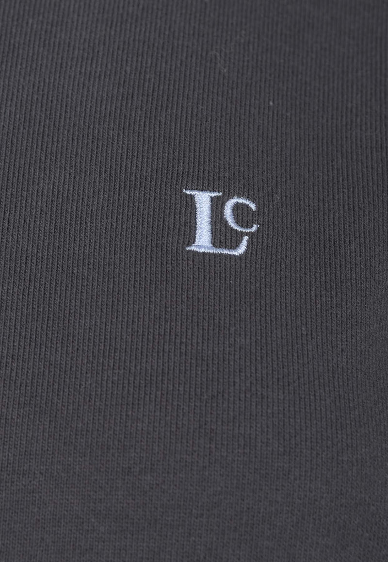 LOW CLASSIC LC Rib Knit Sweatshirt Gray LC243TS03_CCGREY