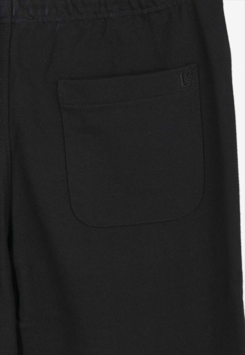 LOW CLASSIC LC Straight-Leg Pants Black LC243PT01_BKBLACK