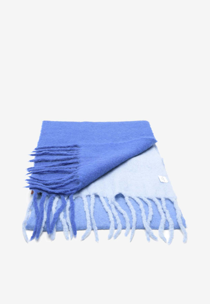 Missoni Alpaca Fringed Scarf Blue SC13W7D9895BLUE MULTI