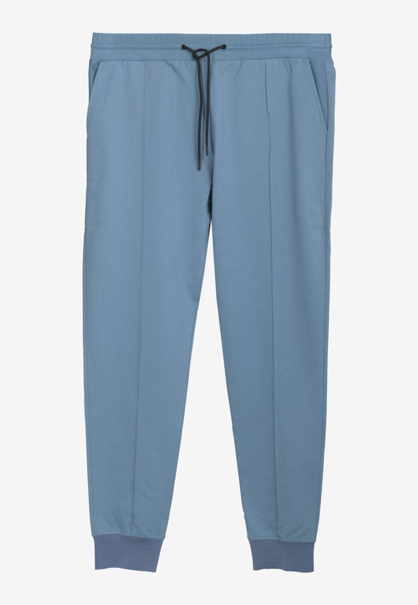 Paul Smith Drawstring Track Pants with Logo Embroidery Blue M1R-076Y-K01941-43BLUE