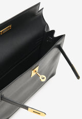 Kelly Danse in Black Volupto with Gold Hardware