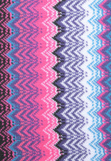 Missoni Zig Zag Wool Knit Scarf Multicolor SC35WOD9748MULTICOLOUR