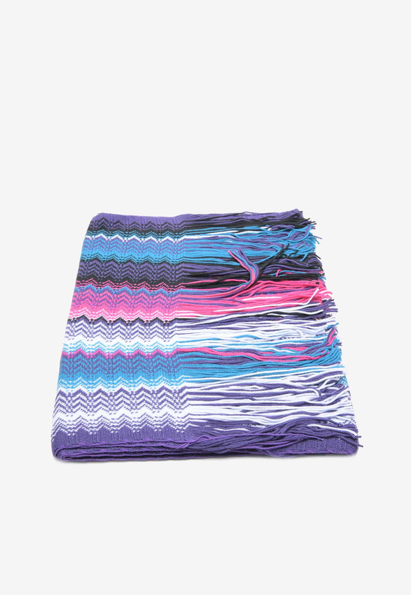 Missoni Zig Zag Wool Knit Scarf Multicolor SC35WOD9748MULTICOLOUR