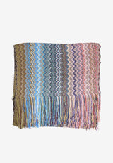 Missoni Chevron Pattern Fringed Scarf Multicolor SC32VMD9718MULTICOLOUR