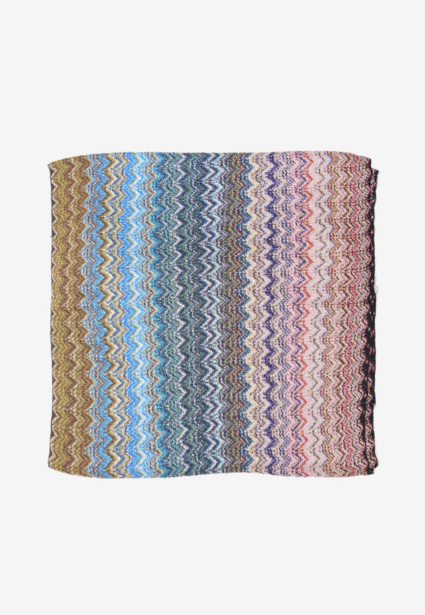 Missoni Chevron Pattern Fringed Scarf Multicolor SC32VMD9718MULTICOLOUR