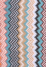 Missoni Zig Zag Wool-Blend Scarf Multicolor SCI6WMD9719PINK MULTI