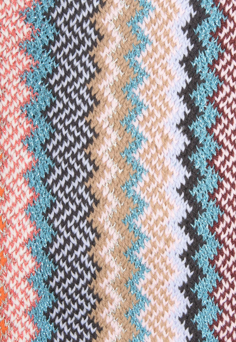 Missoni Zig Zag Wool-Blend Scarf Multicolor SCI6WMD9719PINK MULTI