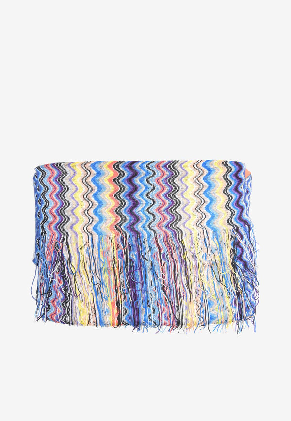 Missoni Zig Zag Fringed Scarf Multicolor SCC4VID9717MULTICOLOUR