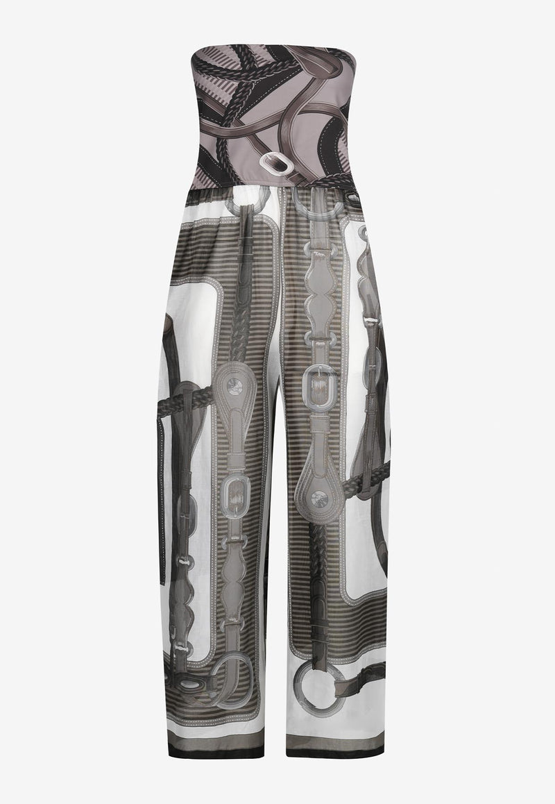 Coaching Remix Beach Bustier Jumpsuit