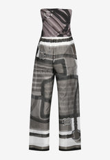 Coaching Remix Beach Bustier Jumpsuit