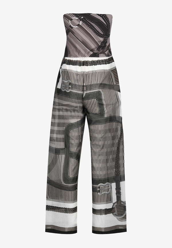 Coaching Remix Beach Bustier Jumpsuit