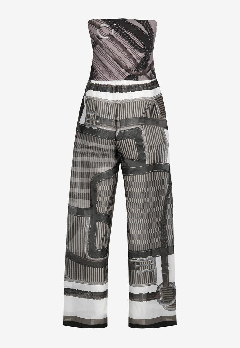 Coaching Remix Beach Bustier Jumpsuit