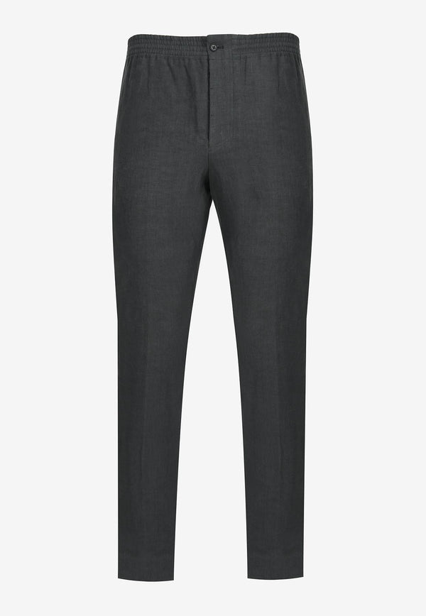 Saint Germain Linen-Blend Pants