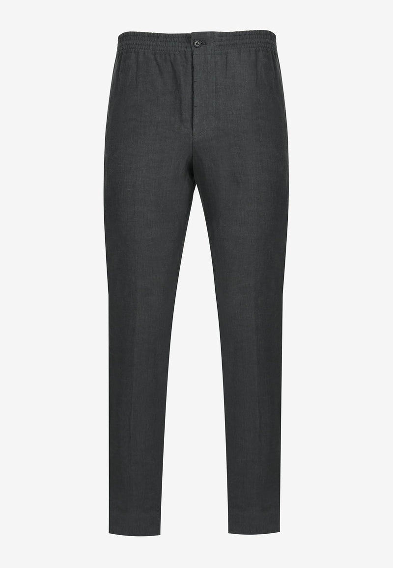 Saint Germain Linen-Blend Pants