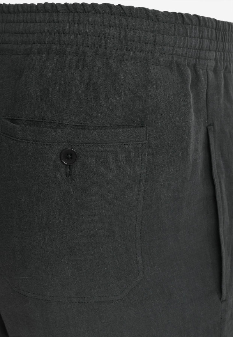 Saint Germain Linen-Blend Pants