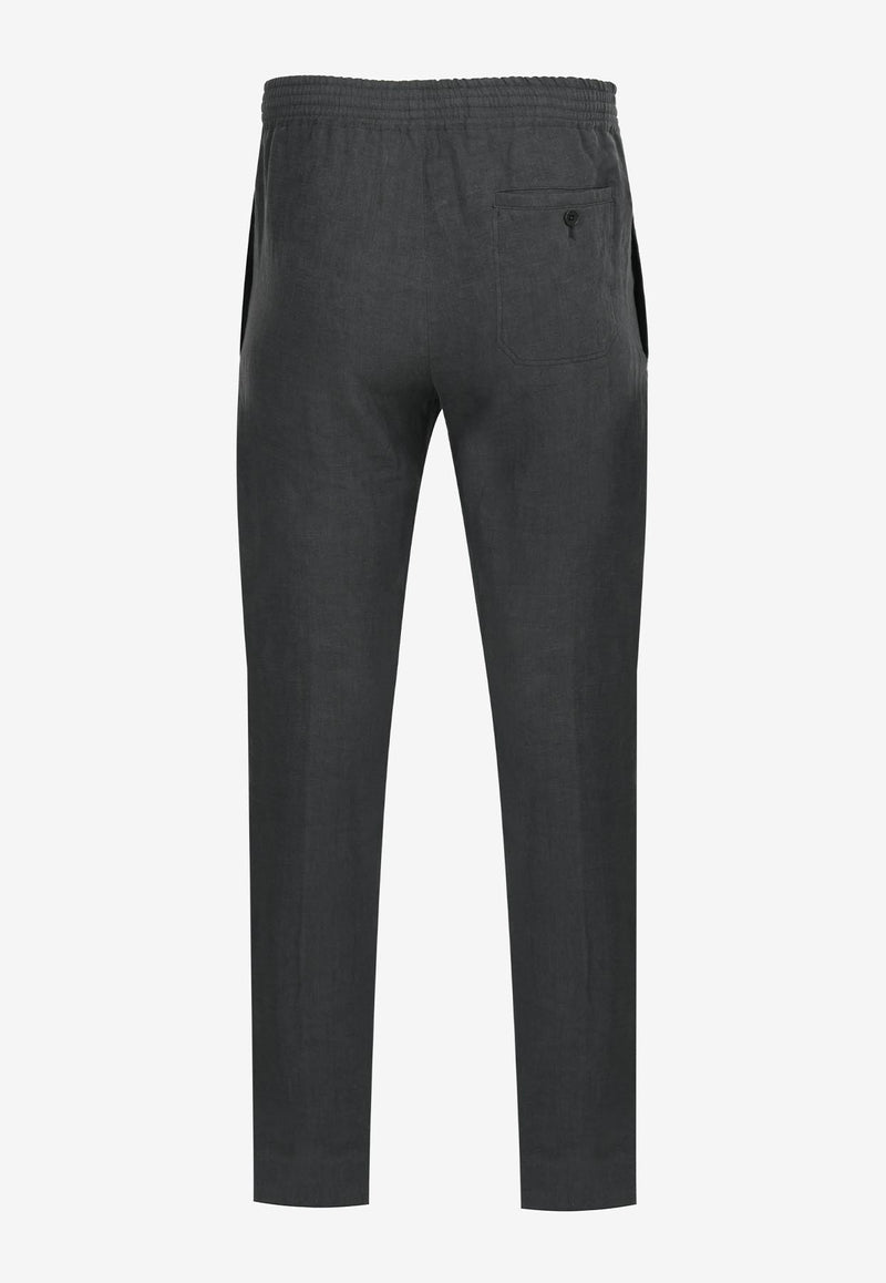 Saint Germain Linen-Blend Pants