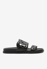 Hermès Extra Sandals in Black Calfskin