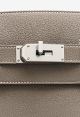 Hac A Dos PM Backpack in Etoupe Togo Leather with Palladium Hardware