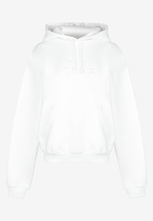 Marc Jacobs Embroidered Logo Hooded Sweatshirt White 2F4RTP032C66-100_TH