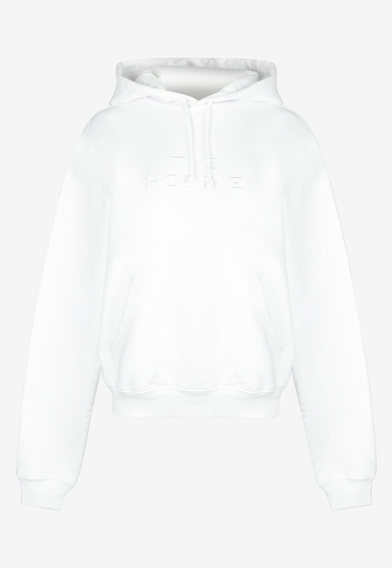 Marc Jacobs Embroidered Logo Hooded Sweatshirt White 2F4RTP032C66-100_TH