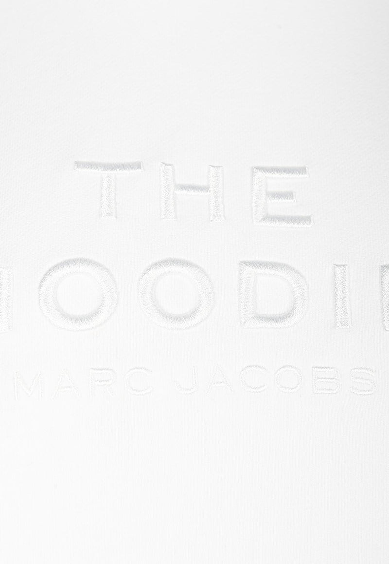 Marc Jacobs Embroidered Logo Hooded Sweatshirt White 2F4RTP032C66-100_TH
