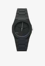 D1 Milano Polycarbon 37 mm Watch Black PCBU07BLACK