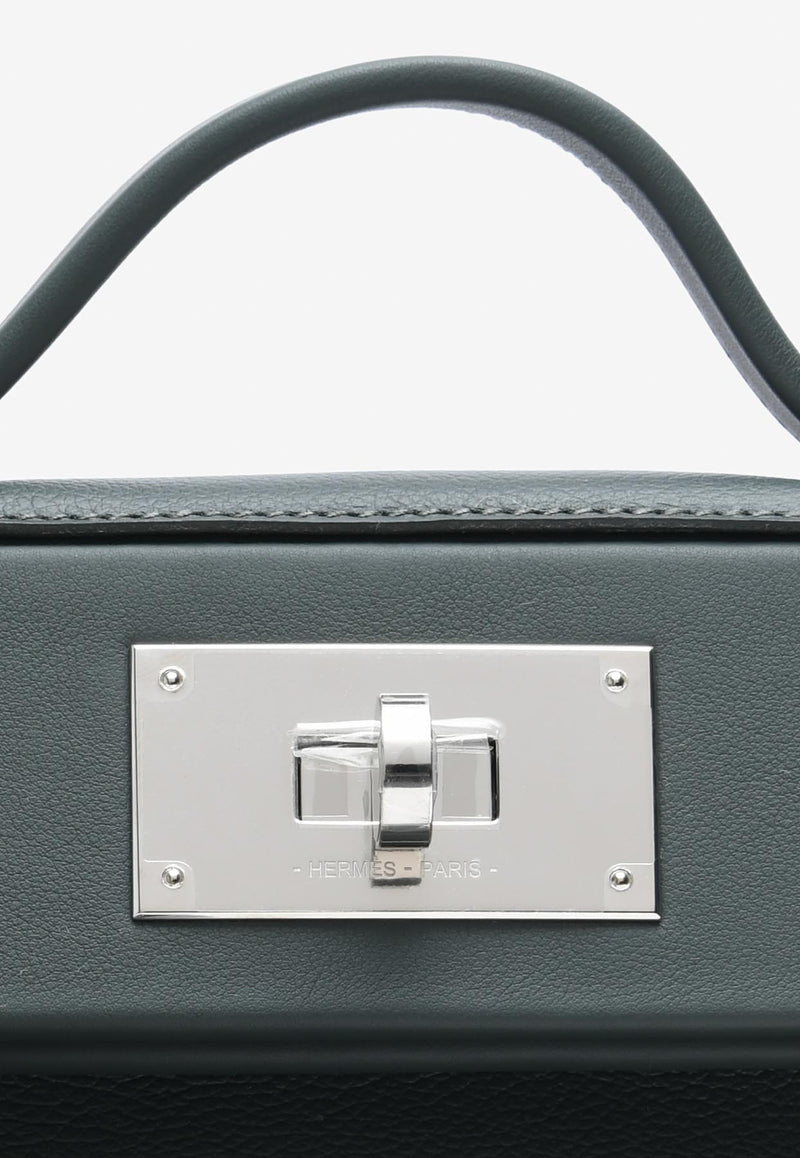 24/24 - 21 in Vert Mangrove Swift and Evercolor Leather with Gold hardware and Wool Strap