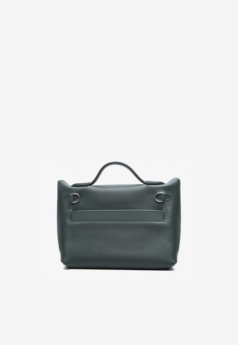 24/24 - 21 in Vert Mangrove Swift and Evercolor Leather with Gold hardware and Wool Strap