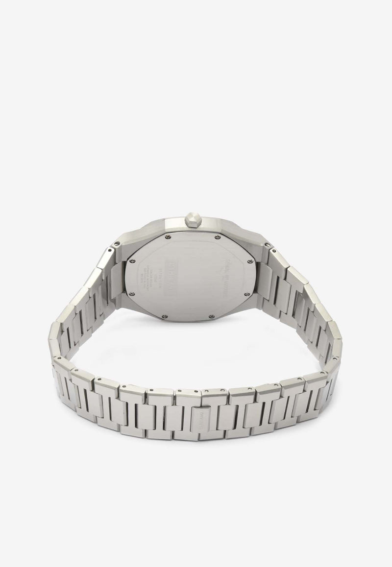 D1 Milano Ultra Thin Bracelet 40 mm Watch Silver UTBJ40GREY