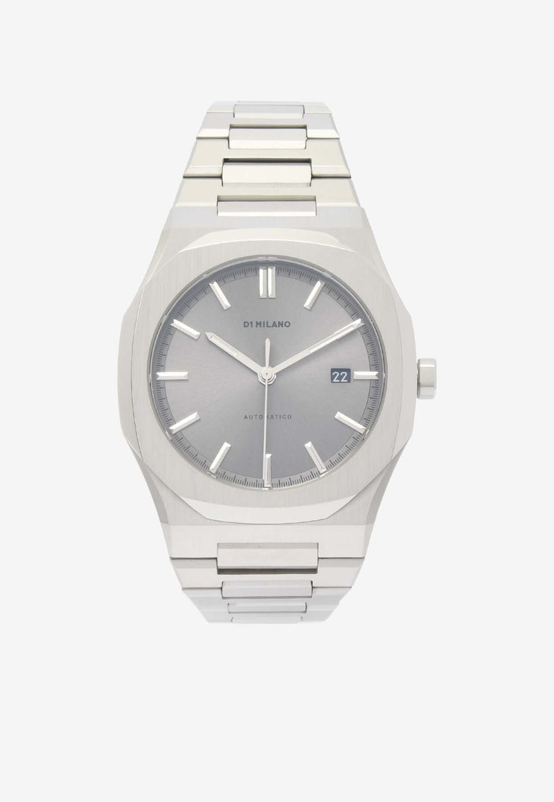 D1 Milano Automatic 41.5 mm Watch Silver ATBJ15GREY