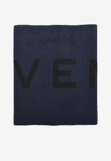 Givenchy 4G Logo Double Face Wool Blend Scarf Navy GW3618U775324NAVY