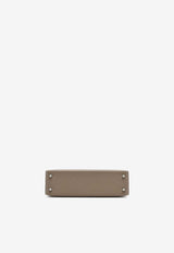 Mini Kelly 20 Sellier in Etoupe Epsom with Palladium Hardware