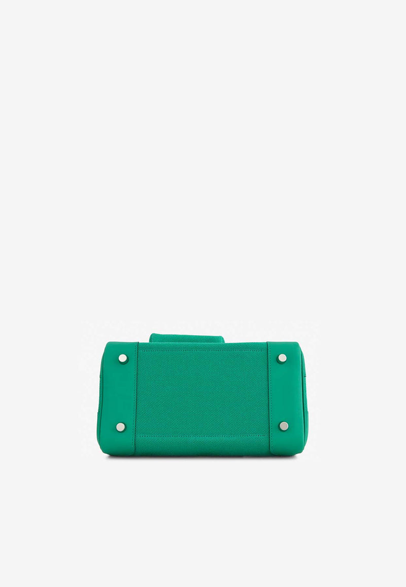 Birkin 25 Cargo in Vert Vertigo Goeland Canvas and Swift with Palladium Hardware