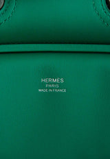 Birkin 25 Cargo in Vert Vertigo Goeland Canvas and Swift with Palladium Hardware