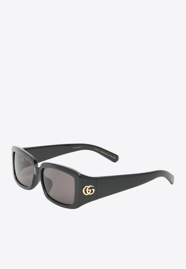 Gucci Rectangular Acetate Sunglasses GG1403SKBLACK