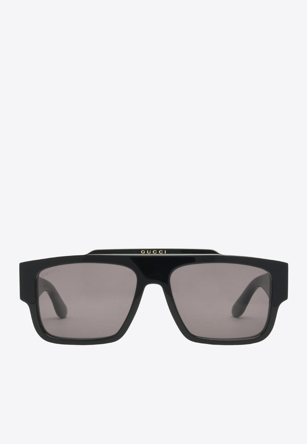 Gucci Square Acetate Sunglasses GG1460SBLACK