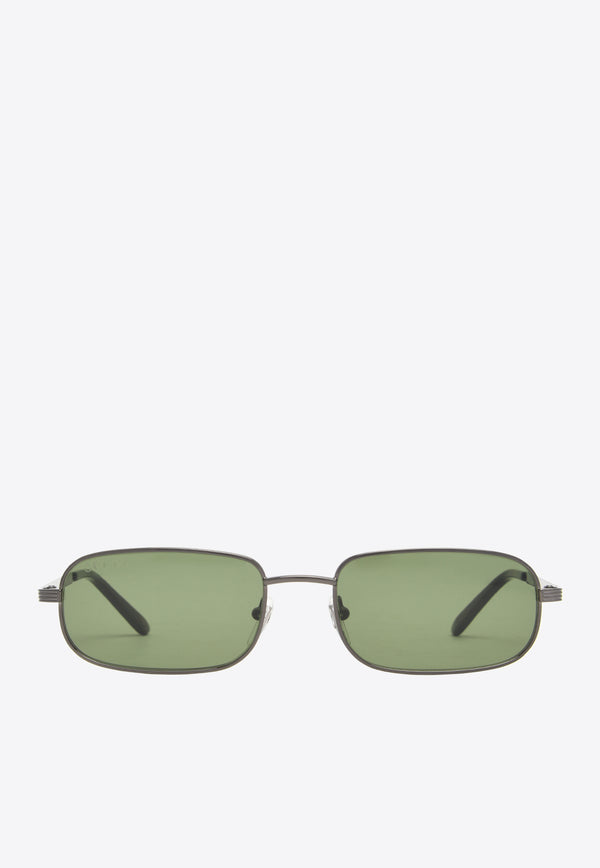 Gucci Rectangular Metal Sunglasses GG1457SBLACK
