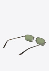 Gucci Rectangular Metal Sunglasses GG1457SBLACK
