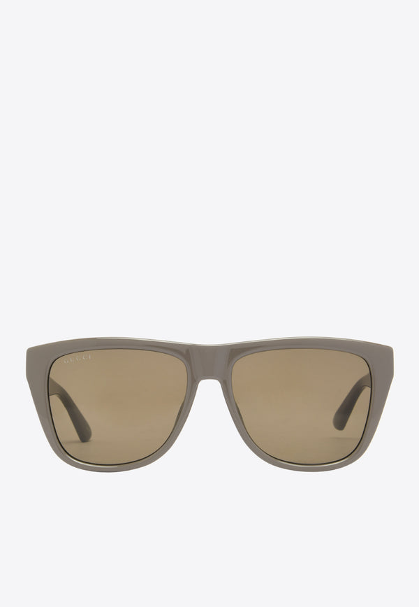 Gucci Square Acetate Sunglasses GG1345SGREY
