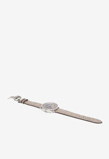 Arceau le Temps Suspendu 42mm Watch with Beige Matte Alligator Single Tour Strap