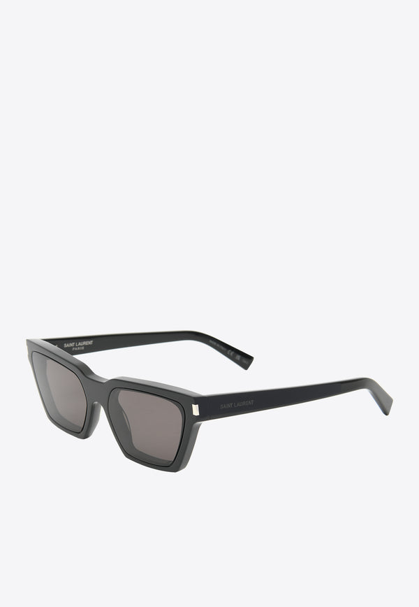 Saint Laurent Square Cat-Eye Calista Sunglasses SL633 CALISTA-001 57BLACK