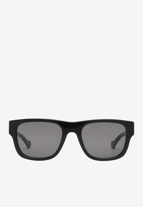 Gucci Square Acetate Sunglasses GG1427SBLACK