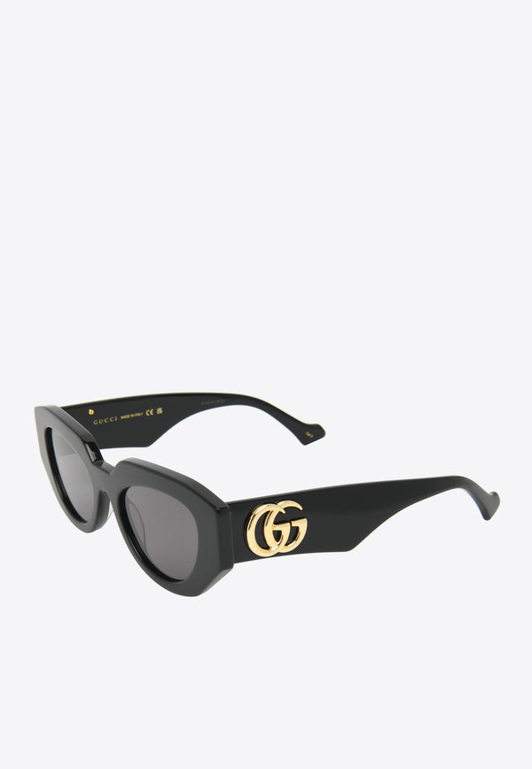 Gucci Cat-Eye Acetate Sunglasses GG1421SBLACK