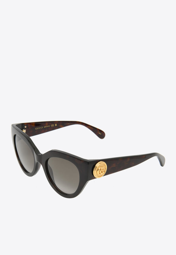 Gucci Cat-Eye Acetate Sunglasses GG1408SBLACK
