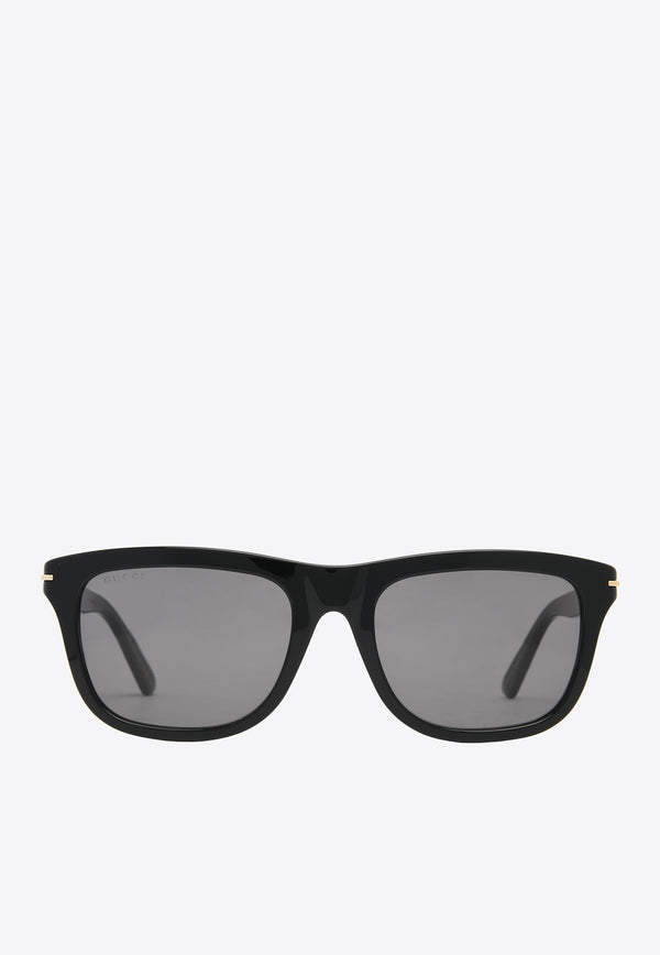 Gucci Square Acetate Sunglasses GG1444SBLACK